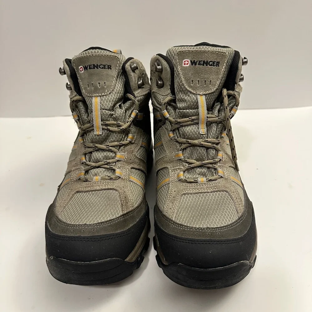 Wenger Swiss Army Anchorage Mid Vibram Sole Hiking Boots MS6104.16 Size US 9.5